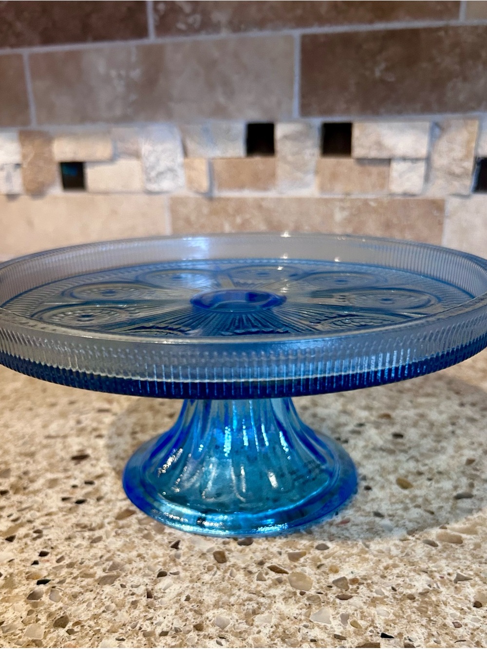 Vintage-Inspired Glass Cake Stand